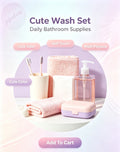 60$ Cute toiletries set